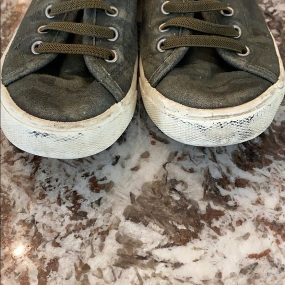 Joules Boys Green Suede Lace Up Sneaker Shoes Size 13 - Picture 5 of 5